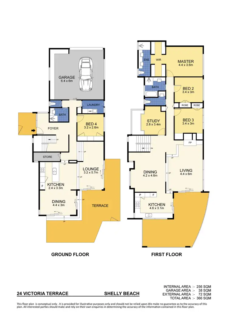 Floorplan of Homely house listing, 24 Victoria Terrace, Shelly Beach QLD 4551
