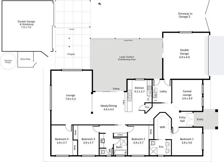 Floorplan of Homely house listing, 31 Flinders Street, Renmark SA 5341