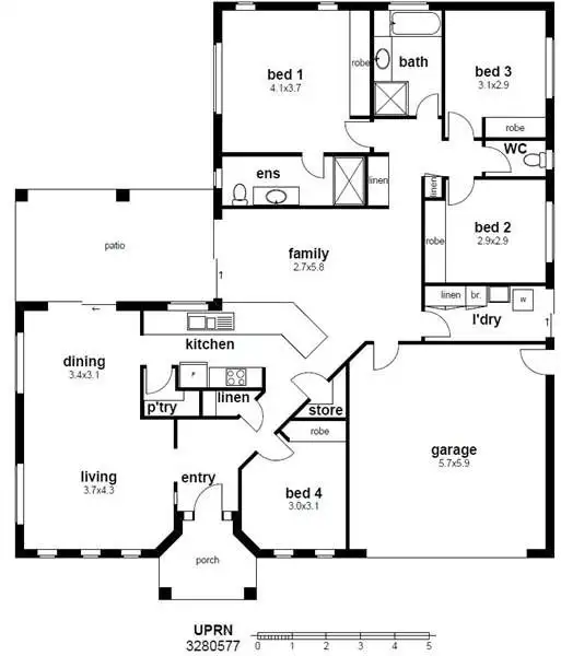 Floorplan of Homely house listing, Address available on request