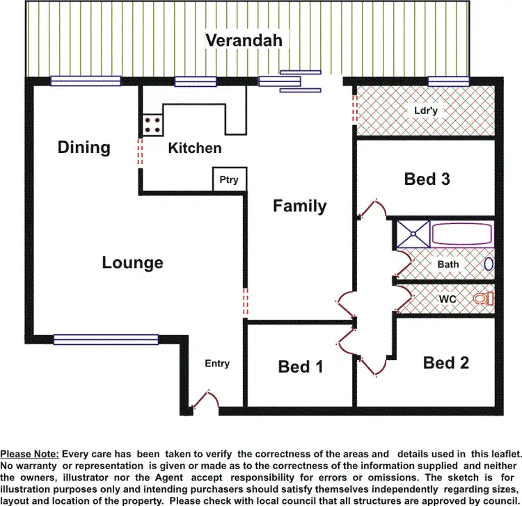 Floorplan of Homely house listing, 3 Osmond Street, Maitland SA 5573