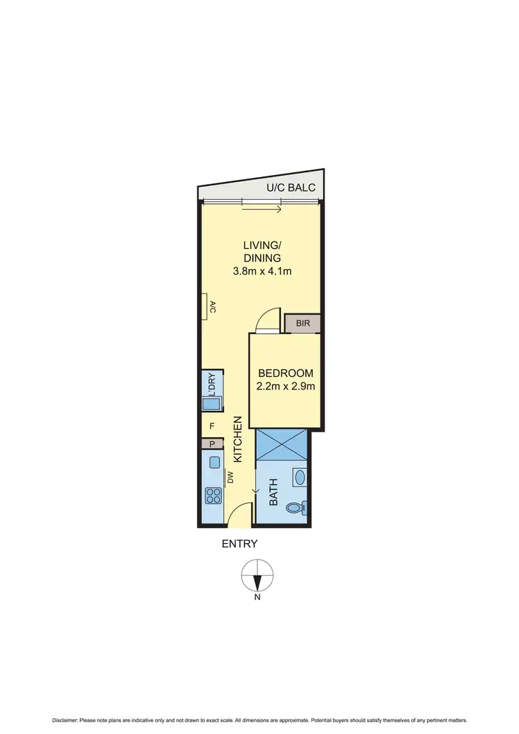 Floorplan of Homely apartment listing, 901/35 Malcolm Street, South Yarra VIC 3141