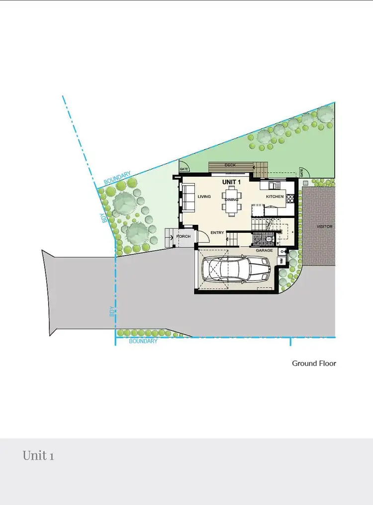 Floorplan of Homely townhouse listing, 1-4/50 Errington Avenue, New Lambton NSW 2305