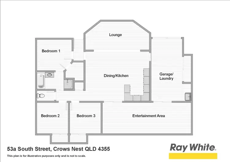 Floorplan of Homely house listing, 53a South Street, Crows Nest QLD 4355