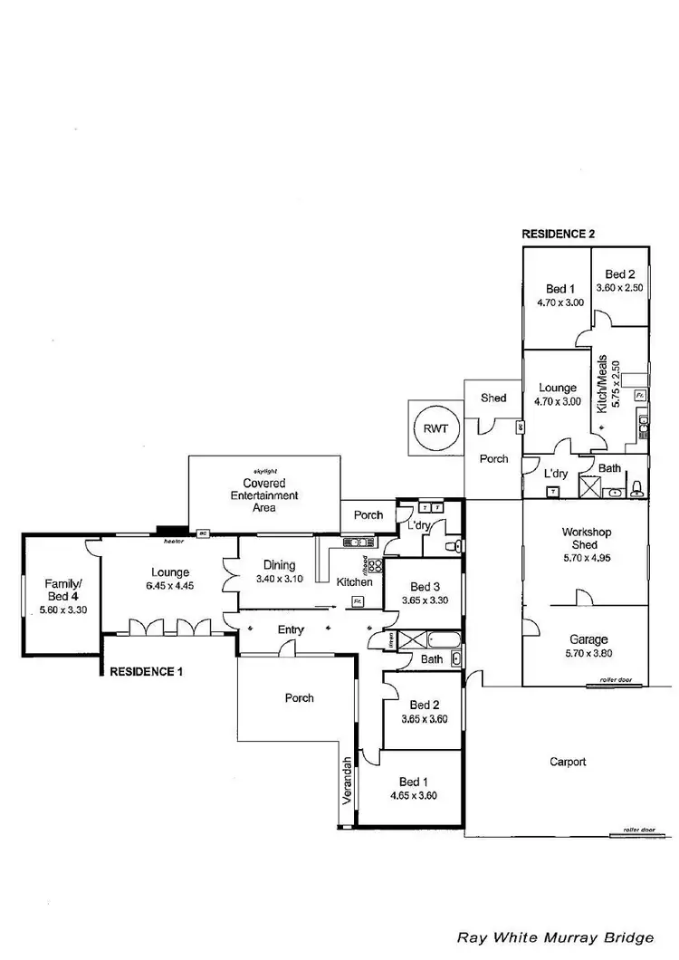 Floorplan of Homely house listing, 8A Hindmarsh Road, Murray Bridge SA 5253