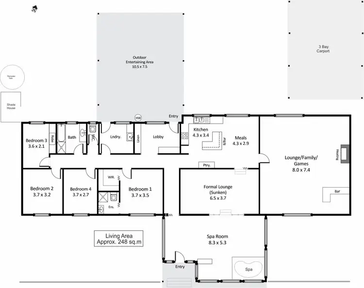 Floorplan of Homely house listing, 394 Winkie Road, Winkie SA 5343