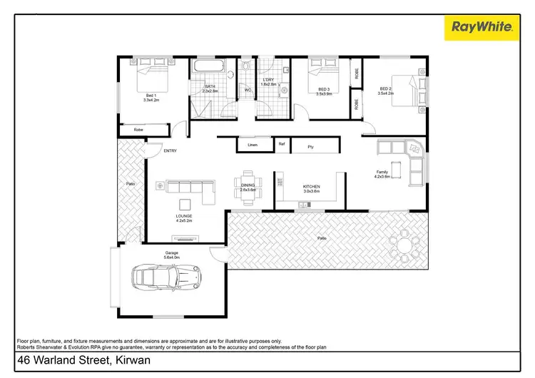 Floorplan of Homely house listing, 46 Warland Street, Kirwan QLD 4817