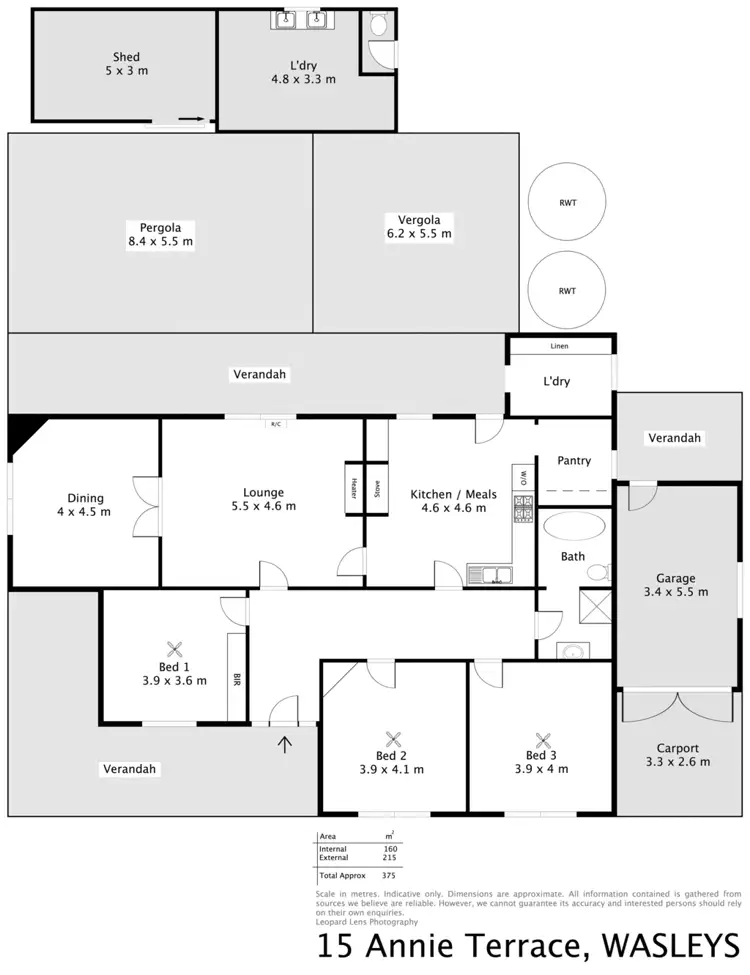 Floorplan of Homely house listing, 15 Annie Terrace, Wasleys SA 5400