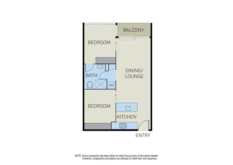 Floorplan of Homely apartment listing, 2307/45 Clarke Street, Southbank VIC 3006