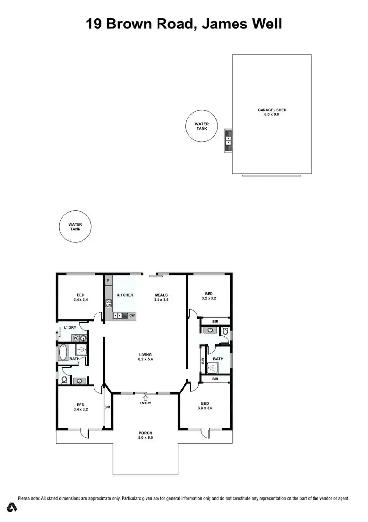 Floorplan of Homely house listing, 19 Brown Road, James Well SA 5571