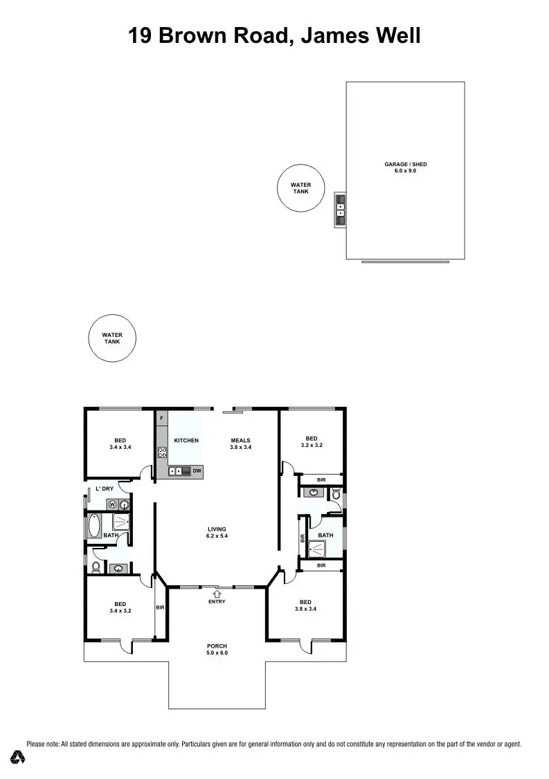 Floorplan of Homely house listing, 19 Brown Road, James Well SA 5571