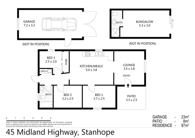 Floorplan of Homely house listing, 45 Midland Highway, Stanhope VIC 3623