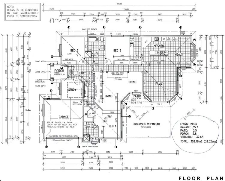 Floorplan of Homely house listing, 267 Dow Avenue, Irymple VIC 3498