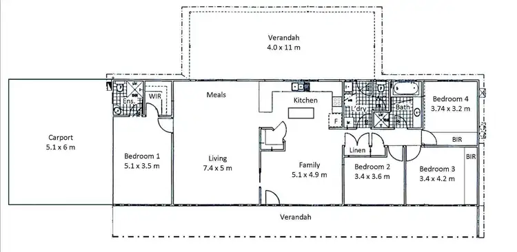 Floorplan of Homely house listing, 30 Lockaba Drive, Strathalbyn SA 5255