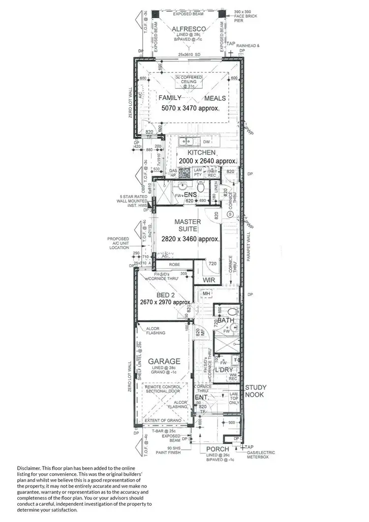 Floorplan of Homely house listing, 34A Langport Way, Butler WA 6036
