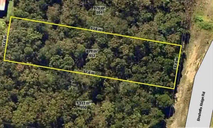 Floorplan of Homely land listing, 552 Bushells Ridge Road, Wyee NSW 2259