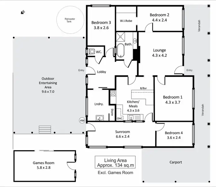 Floorplan of Homely house listing, 23 Wishart Street, Berri SA 5343