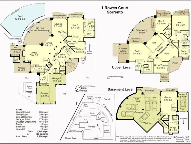 Floorplan of Homely house listing, 1 Rowes Court, Sorrento QLD 4217