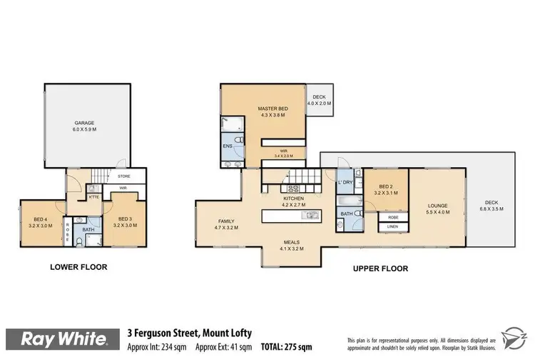 Floorplan of Homely house listing, 3 Ferguson Street, Mount Lofty QLD 4350
