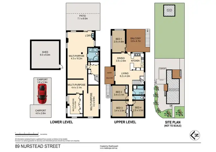 Floorplan of Homely house listing, 89 Nurstead Street, Carina QLD 4152