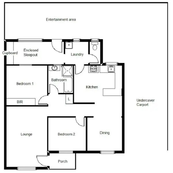 Floorplan of Homely house listing, 22 Hicks Street, Port Augusta SA 5700