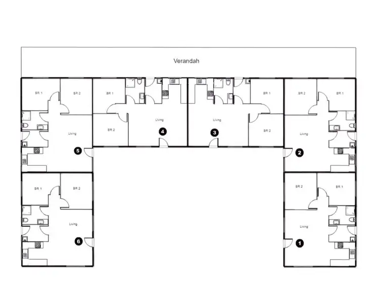 Floorplan of Homely block of units listing, 30 McFarlane Street, Kingston Se SA 5275