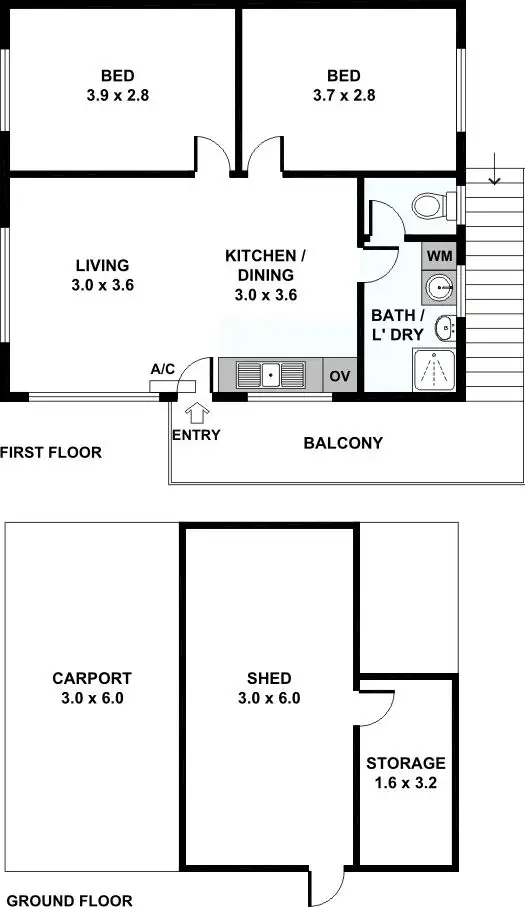 Floorplan of Homely house listing, 25 Main Street, Pine Point SA 5571