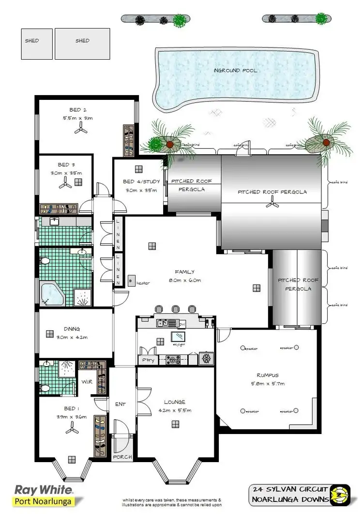Floorplan of Homely house listing, 24 Sylvan Circuit, Noarlunga Downs SA 5168