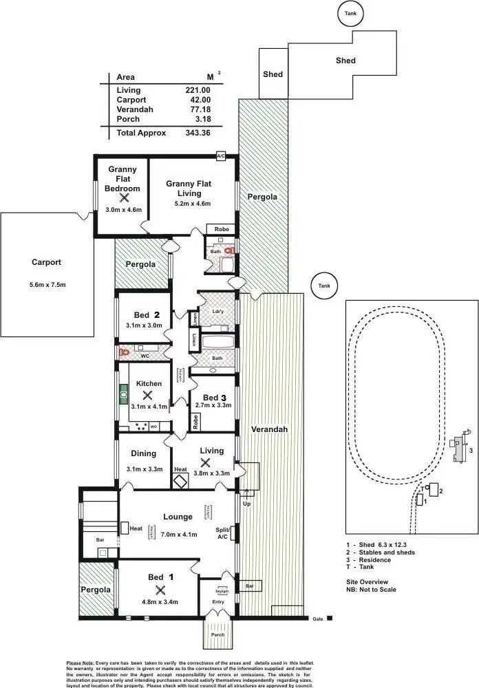Floorplan of Homely house listing, 187 Broadacres Drive, Penfield Gardens SA 5121
