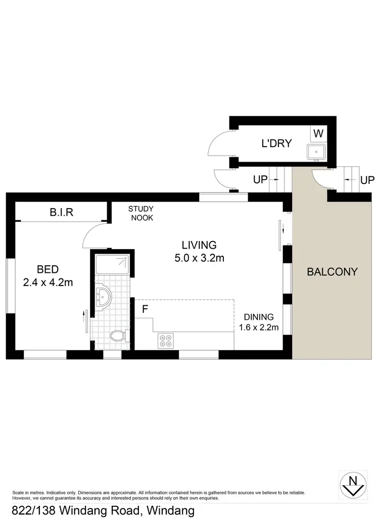 Floorplan of Homely villa listing, 822/138 Windang Road, Windang NSW 2528
