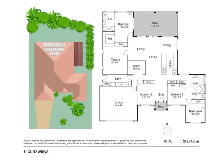 Floorplan of Homely house listing, 6 Currawinya Court, Bushland Beach QLD 4818