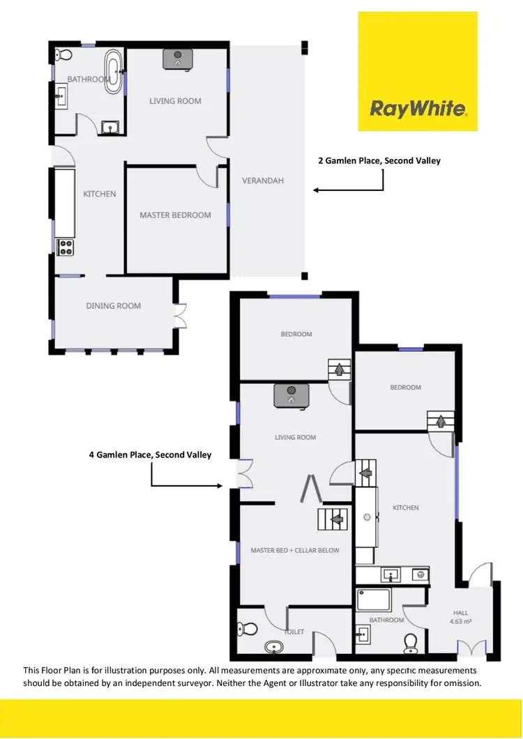 Floorplan of Homely house listing, 4 Gamlen Place, Second Valley SA 5204