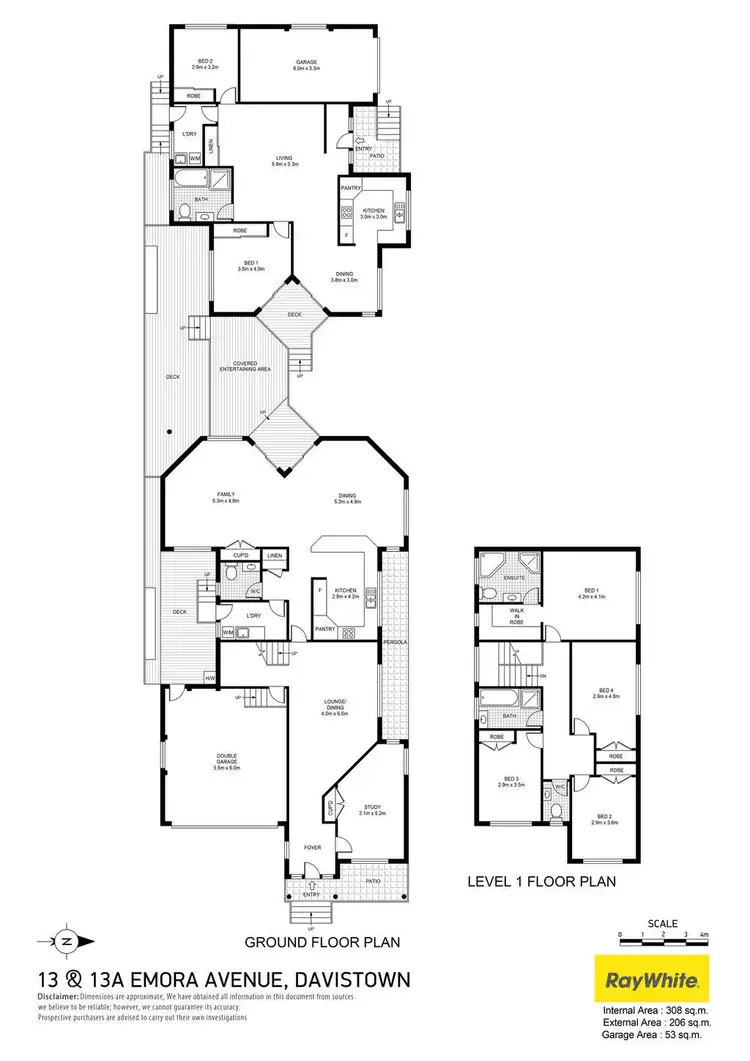 Floorplan of Homely house listing, 13 and 13a Emora Avenue, Davistown NSW 2251