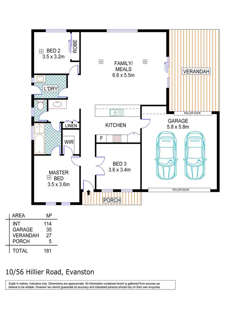 Floorplan of Homely house listing, 10/56a Hillier Road, Evanston SA 5116