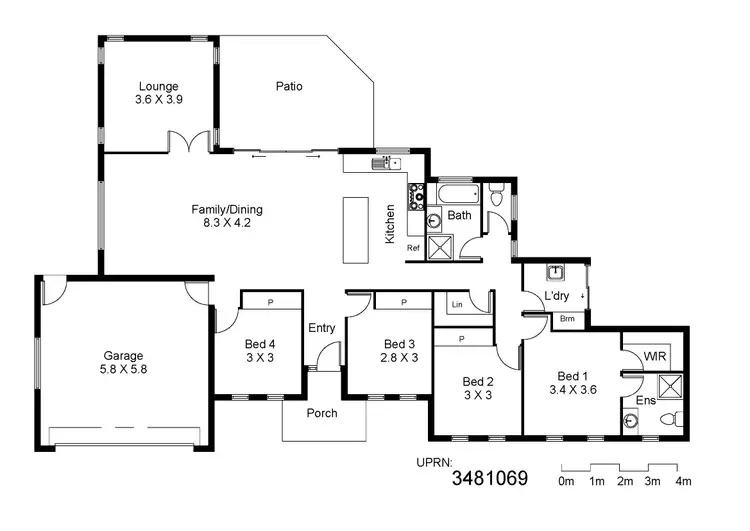 Floorplan of Homely house listing, Address available on request