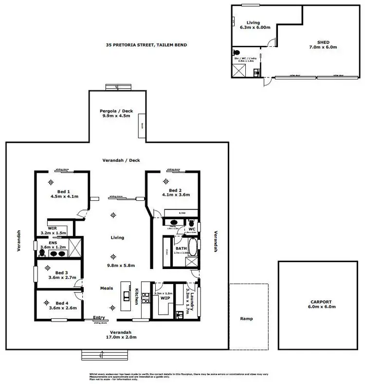 Floorplan of Homely house listing, 35 Pretoria Street, Tailem Bend SA 5260