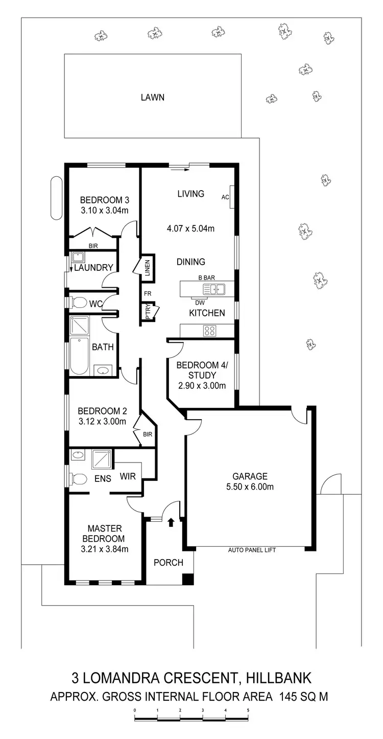 Floorplan of Homely house listing, 3 Lomandra Crescent, Hillbank SA 5112
