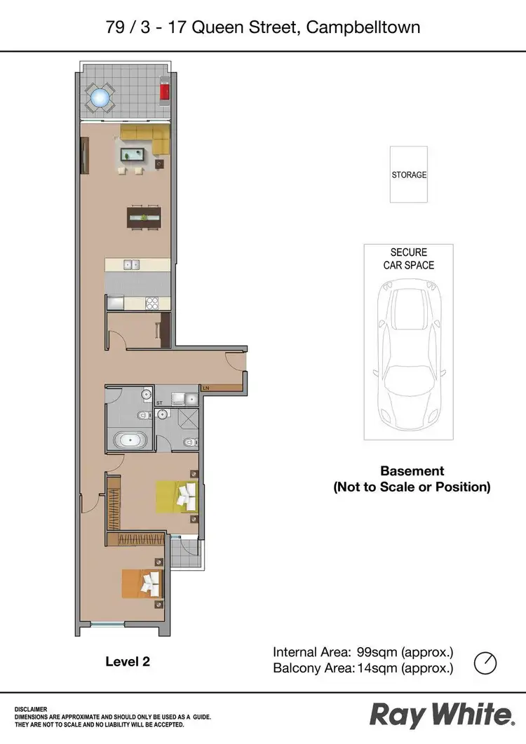 Floorplan of Homely apartment listing, 79/3 - 17 Queen Street, Campbelltown NSW 2560