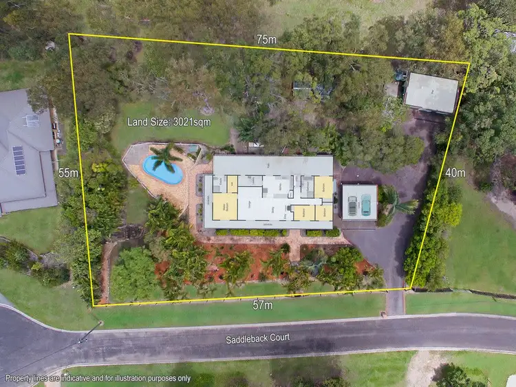 Floorplan of Homely house listing, 10-14 Saddleback Court, Elimbah QLD 4516
