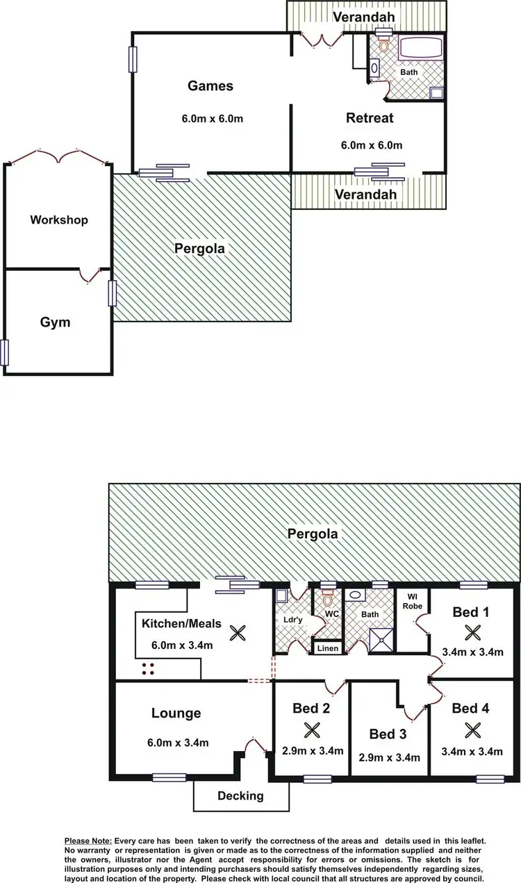 Floorplan of Homely house listing, 2 Myra Street, Kadina SA 5554