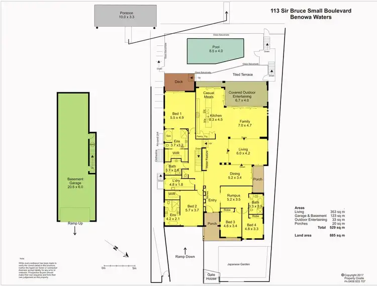Floorplan of Homely house listing, 113 Sir Bruce Small Boulevard, Benowa Waters QLD 4217