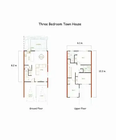 Floorplan of Homely unit listing, 6/94 Central Lane, Gladstone Central QLD 4680