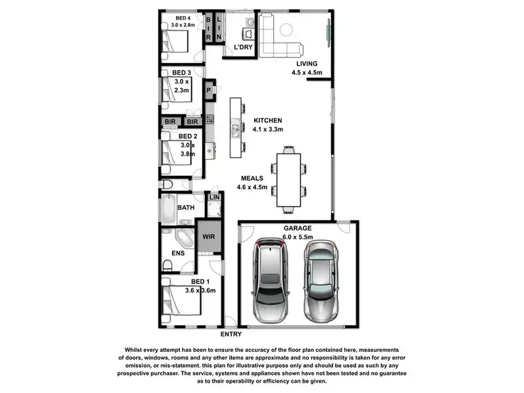 Floorplan of Homely house listing, 13 Huntingfield Drive, Warrnambool VIC 3280