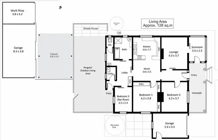 Floorplan of Homely house listing, 81 Loxton Drive, Moorook SA 5332