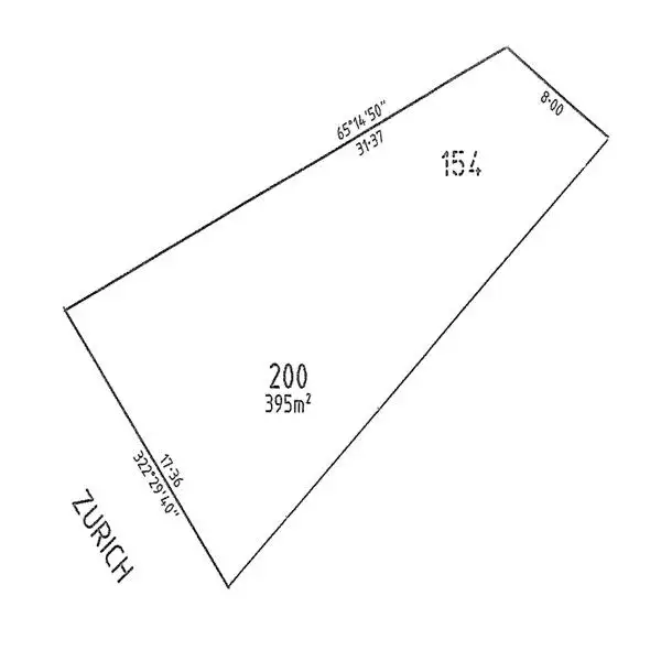 Floorplan of Homely land listing, Lot 154 (13) Zurich Road, Craigmore SA 5114