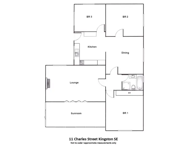 Floorplan of Homely house listing, 11 Charles Street, Kingston Se SA 5275