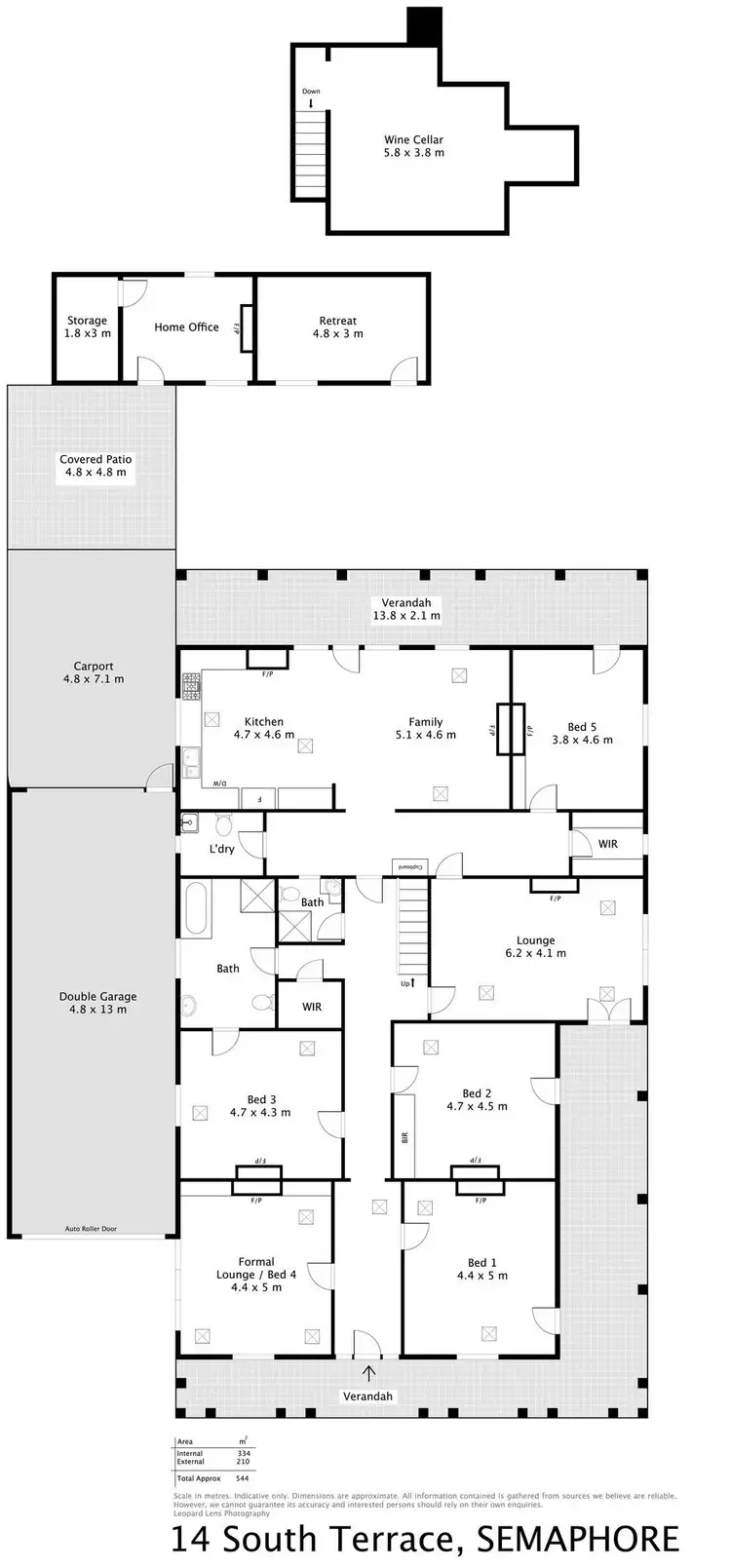 Floorplan of Homely house listing, 14 South Terrace, Semaphore SA 5019