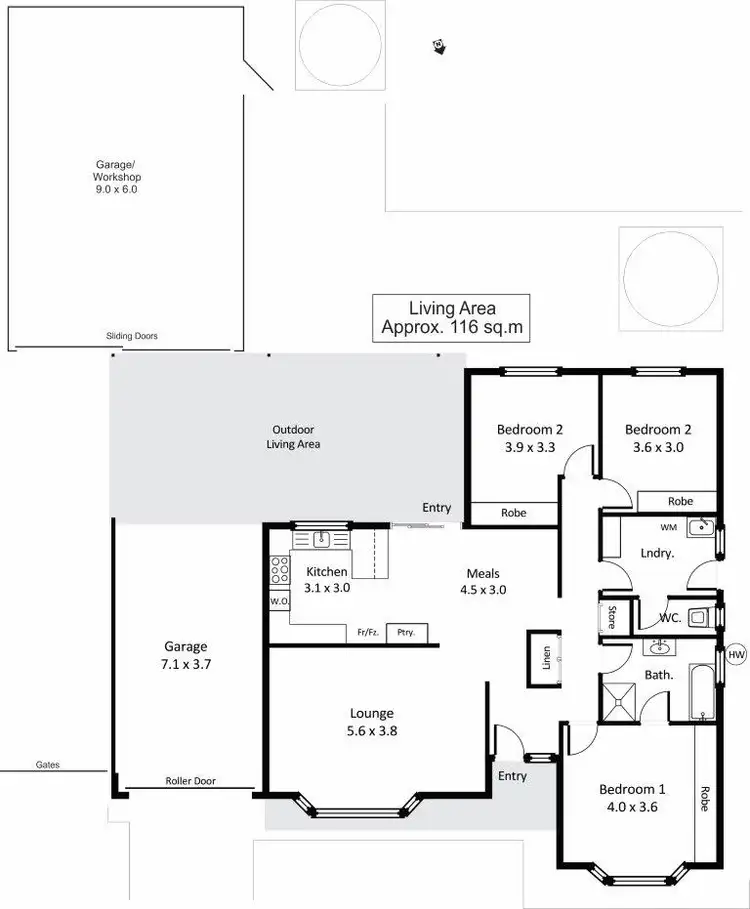 Floorplan of Homely house listing, 15 Phillips Road, Berri SA 5343