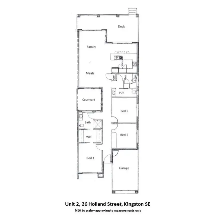 Floorplan of Homely house listing, 2/26 Holland Street, Kingston Se SA 5275