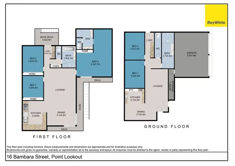 Floorplan of Homely house listing, 16 Bambara Street, Point Lookout QLD 4183
