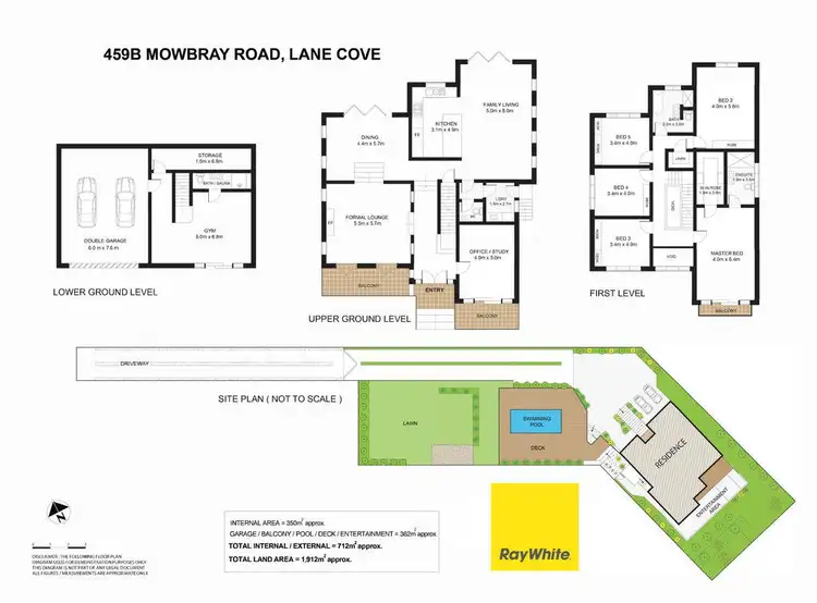 Floorplan of Homely house listing, 459B Mowbray Road, Lane Cove NSW 2066